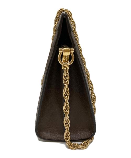 GUCCI（グッチ）GUCCI (グッチ) オフィディア GGミディアムチェーンショルダーバッグ ブラウンの古着・服飾アイテム