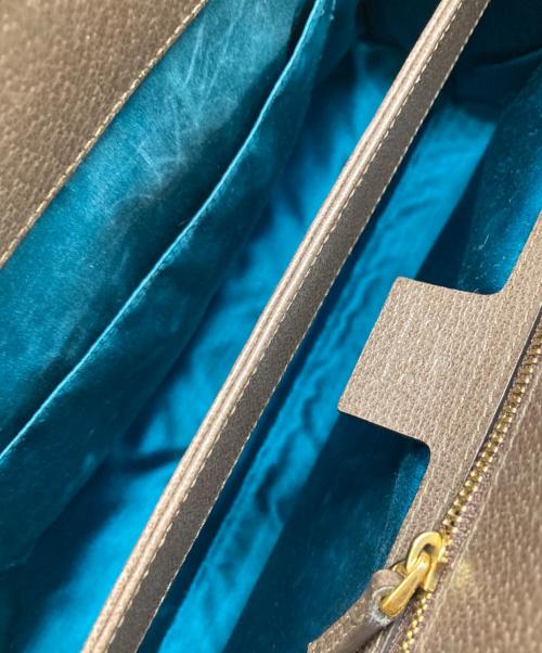 GUCCI（グッチ）GUCCI (グッチ) オフィディア GGミディアムチェーンショルダーバッグ ブラウンの古着・服飾アイテム