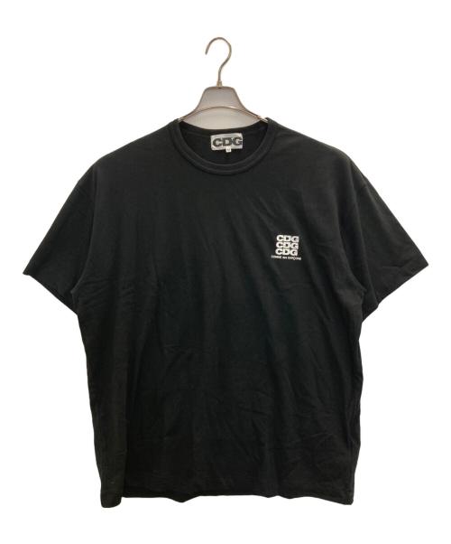CDG（シーディージー）CDG (シーディージー) ロゴＴシャツ ブラック サイズ:SIZE Mの古着・服飾アイテム