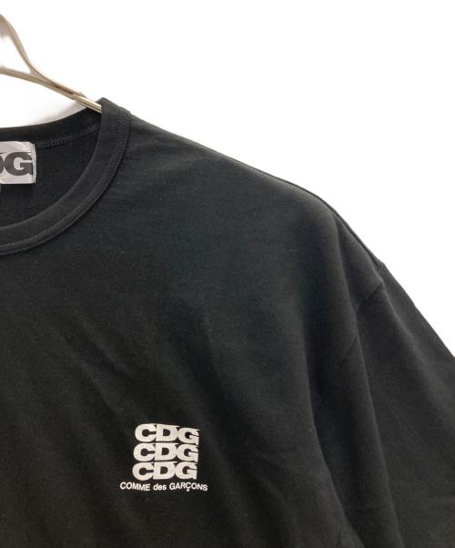 CDG（シーディージー）CDG (シーディージー) ロゴＴシャツ ブラック サイズ:SIZE Mの古着・服飾アイテム