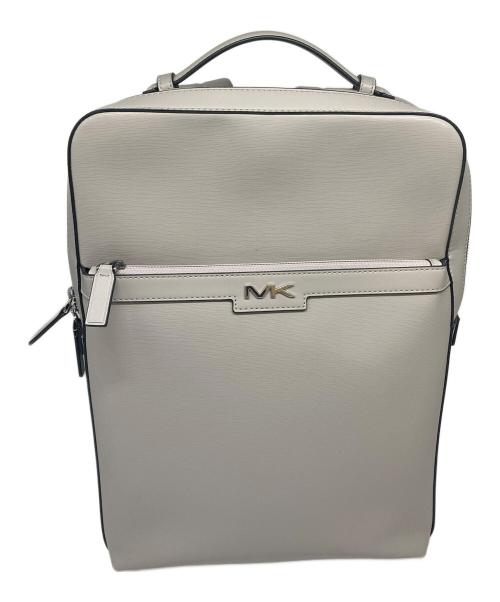 MICHAEL KORS（マイケル・コース）MICHAEL KORS (マイケル・コース) レザーリュック ライトグレーの古着・服飾アイテム