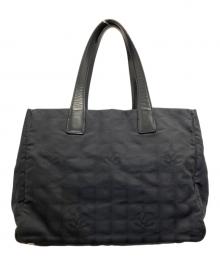 CHANEL（シャネル）の古着「ニュートラベルライントートMM」｜ブラック