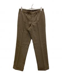 INCOTEX×BEAMS F（インコテックス×ビームスエフ）の古着「ウールパンツ」｜ブラウン
