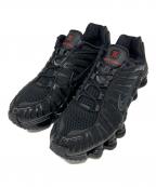 NIKEナイキ）の古着「SHOX TL BLACK/BLACK-MTLC HEMATITE-MAX ORANGE」｜ブラック