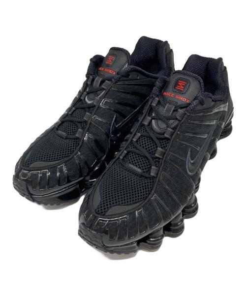 NIKE（ナイキ）NIKE (ナイキ) SHOX TL BLACK/BLACK-MTLC HEMATITE-MAX ORANGE ブラック サイズ:27㎝の古着・服飾アイテム