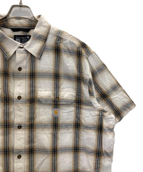 CarHartt（カーハート）CarHartt (カーハート) 半袖シャツ ベージュ サイズ:2XLの古着・服飾アイテム