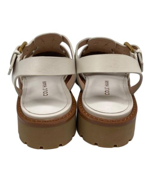 COLE HAAN（コールハーン）COLE HAAN (コールハーン) タティアナ フィッシャーマン サンダル ホワイト サイズ:5Bの古着・服飾アイテム