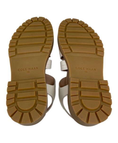 COLE HAAN（コールハーン）COLE HAAN (コールハーン) タティアナ フィッシャーマン サンダル ホワイト サイズ:5Bの古着・服飾アイテム