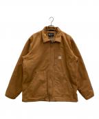 CarHarttカーハート）の古着「裏ボアダックジャケット」｜ブラウン