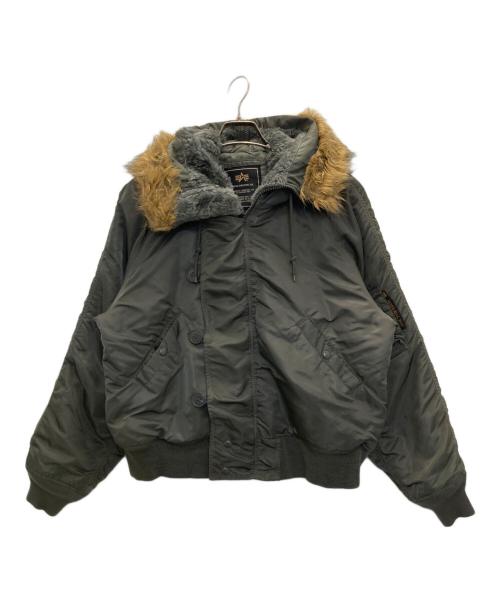 ALPHA（アルファ）ALPHA (アルファ) N-2Bジャケット オリーブ サイズ:Ｍの古着・服飾アイテム