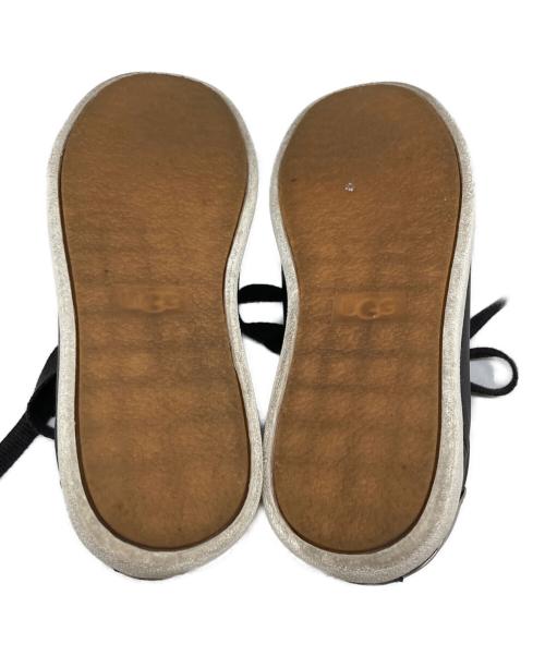 UGG（アグ）UGG (アグ) マイクロレザースニーカー ブラック サイズ:23㎝の古着・服飾アイテム