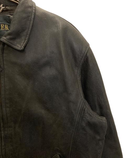 DANIER（ダニエ）DANIER (ダニエ) レザージャケット ブラック サイズ:Mの古着・服飾アイテム