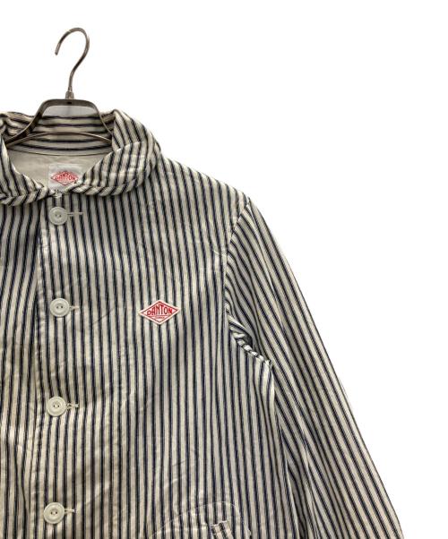 DANTON（ダントン）DANTON (ダントン) カバーオール ホワイト×ブルー サイズ:38の古着・服飾アイテム