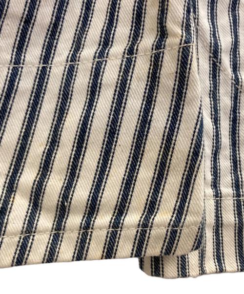DANTON（ダントン）DANTON (ダントン) カバーオール ホワイト×ブルー サイズ:38の古着・服飾アイテム
