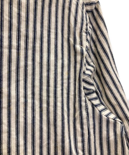 DANTON（ダントン）DANTON (ダントン) カバーオール ホワイト×ブルー サイズ:38の古着・服飾アイテム