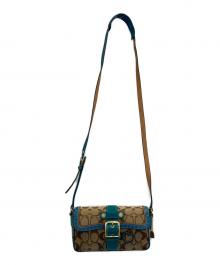 COACH（コーチ）の古着「ショルダーバッグ」｜ブラウン×ブルー