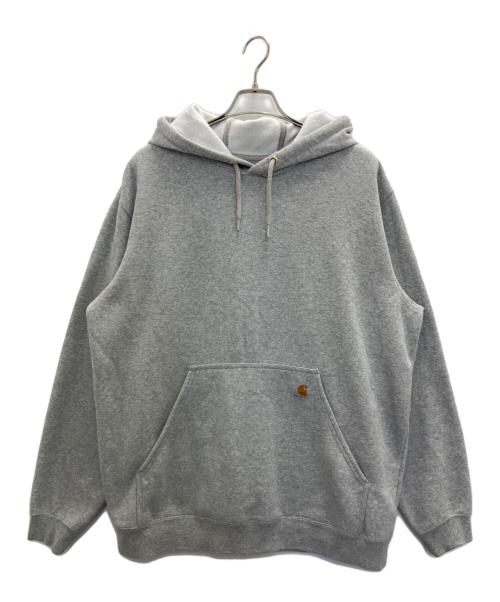 CarHartt（カーハート）CarHartt (カーハート) プルオーバーパーカー グレー サイズ:Lの古着・服飾アイテム