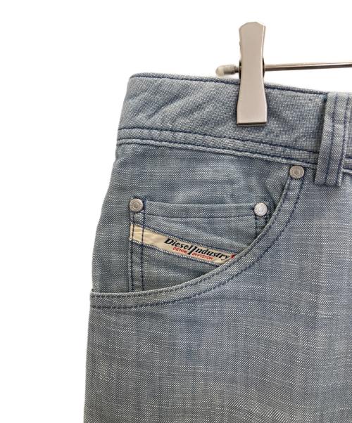 DIESEL（ディーゼル）DIESEL (ディーゼル) デニムパンツ ライトインディゴ サイズ:SIZE 81cm(Ｗ32)の古着・服飾アイテム