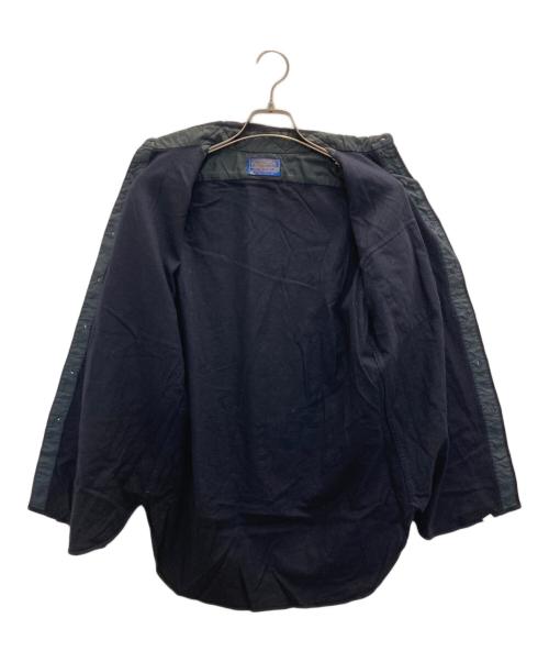 PENDLETON（ペンドルトン）PENDLETON (ペンドルトン) エルボーパッチウールシャツ ネイビー サイズ:SIZE Mの古着・服飾アイテム