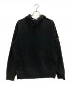 STONE ISLANDストーンアイランド）の古着「Garment Dyed Compass Patch Hoodie」｜ブラック