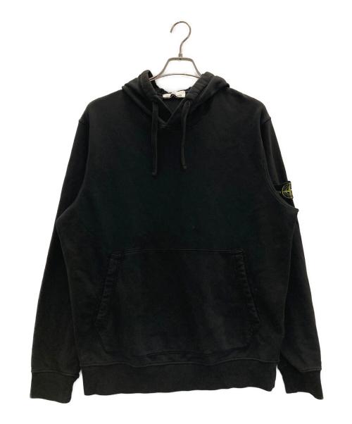 STONE ISLAND（ストーンアイランド）STONE ISLAND (ストーンアイランド) Garment Dyed Compass Patch Hoodie ブラック サイズ:XXLの古着・服飾アイテム