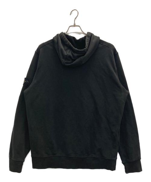 STONE ISLAND（ストーンアイランド）STONE ISLAND (ストーンアイランド) Garment Dyed Compass Patch Hoodie ブラック サイズ:XXLの古着・服飾アイテム