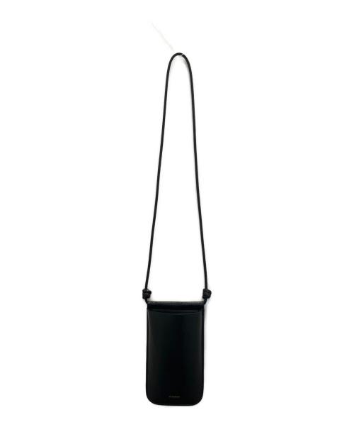 JIL SANDER（ジルサンダー）JIL SANDER (ジルサンダー) スマートフォンケース ブラックの古着・服飾アイテム