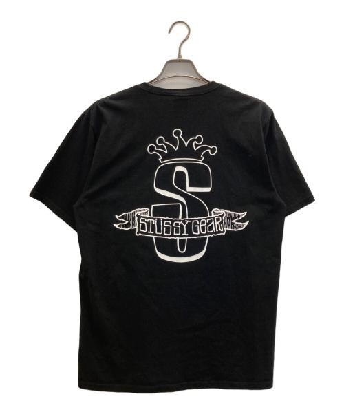 stussy（ステューシー）stussy (ステューシー) プリントTシャツ ブラック サイズ:Mの古着・服飾アイテム