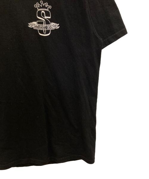 stussy（ステューシー）stussy (ステューシー) プリントTシャツ ブラック サイズ:Mの古着・服飾アイテム