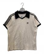 adidasアディダス）の古着「CLASSICS WAFFLE POLO」｜アイボリー