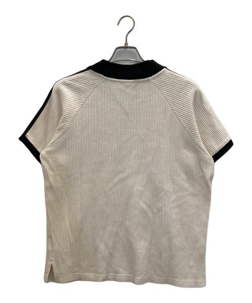 adidas（アディダス）adidas (アディダス) CLASSICS WAFFLE POLO アイボリー サイズ:Mの古着・服飾アイテム