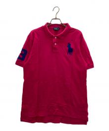 POLO RALPH LAUREN（ポロ・ラルフローレン）の古着「ビッグポニーポロシャツ」｜ショッキングピンク