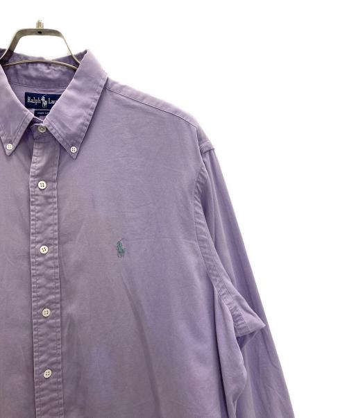POLO RALPH LAUREN（ポロ・ラルフローレン）POLO RALPH LAUREN (ポロ・ラルフローレン) ボタンダウンシャツ パープル サイズ:XLの古着・服飾アイテム