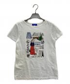 BLUE LABEL CRESTBRIDGEブルーレーベルクレストブリッジ）の古着「プリントTシャツ」｜ホワイト
