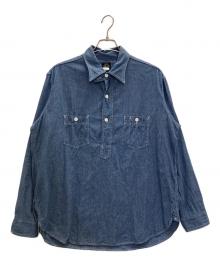 POST O'ALLS（ポストオーバーオールズ）の古着「No.2 Shirt indigo check 2」｜ブルー