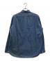 POST O'ALLS (ポストオーバーオールズ) No.2 Shirt indigo check 2 ブルー サイズ:M：10000円