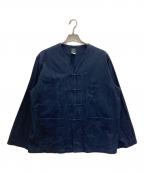 POST O'ALLSポストオーバーオールズ）の古着「POST Chinois DV : vintage sheeting indigo」｜インディゴ