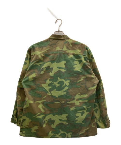 US ARMY（ユーエスアーミー）US ARMY (ユーエスアーミー) Jungle Fatigue Jacket グリーン サイズ:Mの古着・服飾アイテム