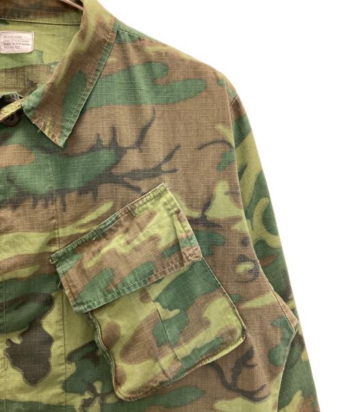 US ARMY（ユーエスアーミー）US ARMY (ユーエスアーミー) Jungle Fatigue Jacket グリーン サイズ:Mの古着・服飾アイテム
