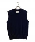 extreme cashmereエクストリーム カシミア）の古着「n°455 bos カシミヤニットベスト」｜ネイビー