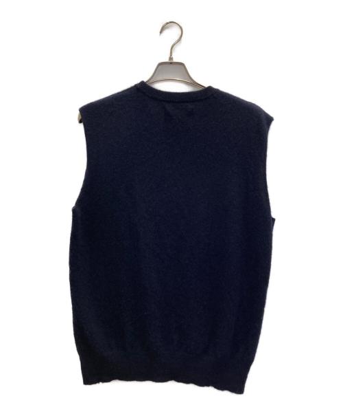 extreme cashmere（エクストリーム カシミア）extreme cashmere (エクストリーム カシミア) n°455 bos カシミヤニットベスト ネイビー サイズ:表記なしの古着・服飾アイテム