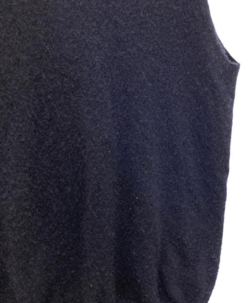 extreme cashmere（エクストリーム カシミア）extreme cashmere (エクストリーム カシミア) n°455 bos カシミヤニットベスト ネイビー サイズ:表記なしの古着・服飾アイテム