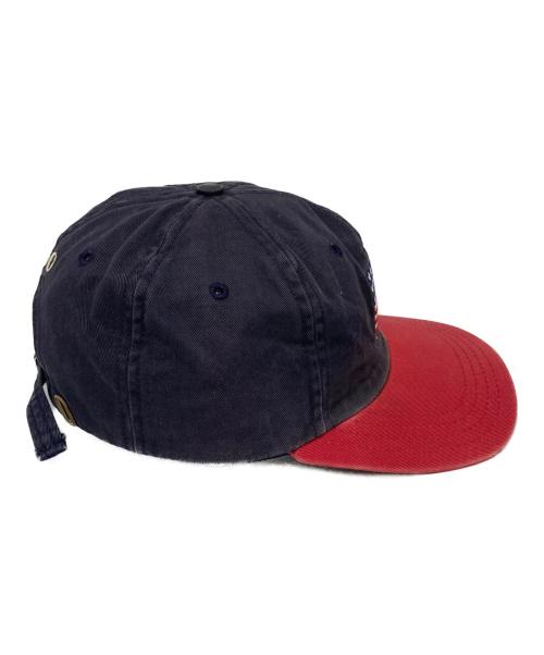 POLO RALPH LAUREN（ポロ・ラルフローレン）POLO RALPH LAUREN (ポロ・ラルフローレン) POLO U.S.A. ツートンキャップ ネイビーの古着・服飾アイテム