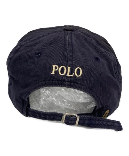 POLO RALPH LAUREN（ポロ・ラルフローレン）POLO RALPH LAUREN (ポロ・ラルフローレン) POLO U.S.A. ツートンキャップ ネイビーの古着・服飾アイテム