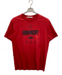 GIVENCHY（ジバンシィ）の古着「スターロゴTシャツ」｜レッド
