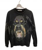 GIVENCHYジバンシィ）の古着「ロットワイラースウェット」｜ブラック