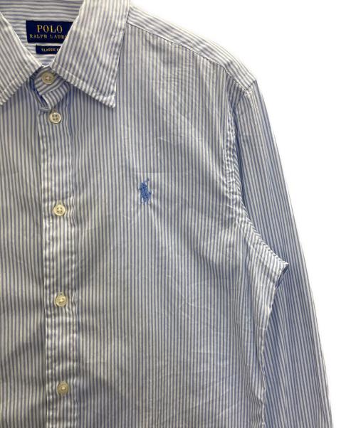 POLO RALPH LAUREN（ポロ・ラルフローレン）POLO RALPH LAUREN (ポロ・ラルフローレン) ANRW GEORGIA CLASSIC LONG SLEEVE SHIRT ブルー サイズ:Mの古着・服飾アイテム
