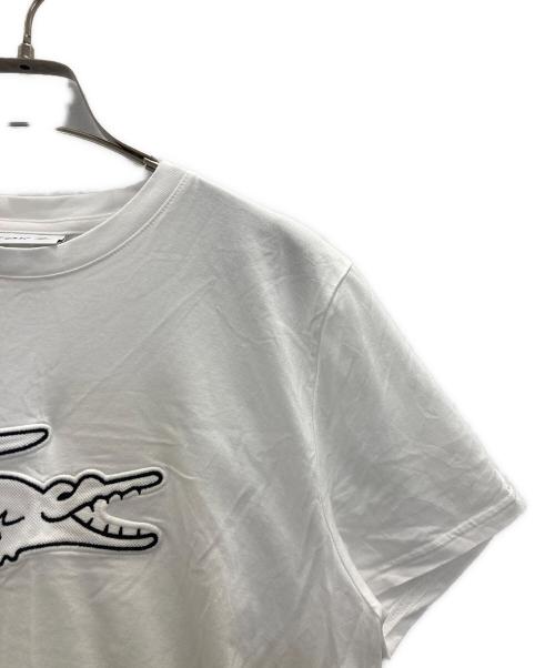 LACOSTE（ラコステ）LACOSTE (ラコステ) ロゴTシャツ ホワイト サイズ:SIZE Mの古着・服飾アイテム