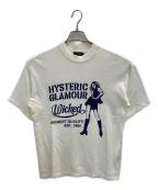 Hysteric Glamourヒステリックグラマー）の古着「半袖ニット」｜ホワイト