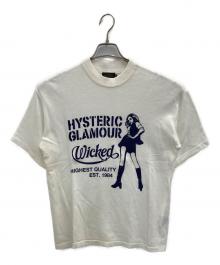Hysteric Glamour（ヒステリックグラマー）の古着「半袖ニット」｜ホワイト